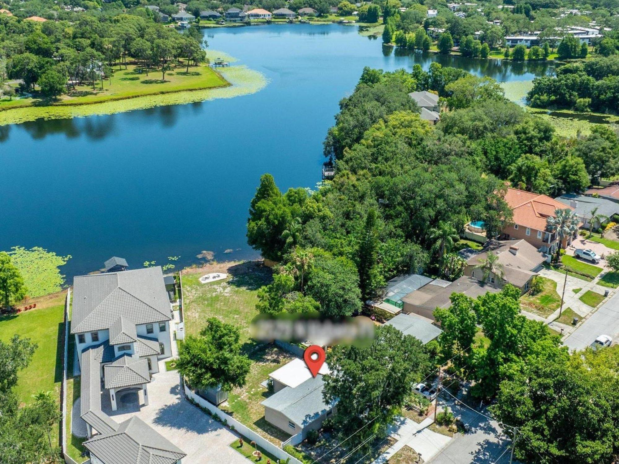 הוילה Lakefront Private Oasis In Tampa Bay מראה חיצוני תמונה